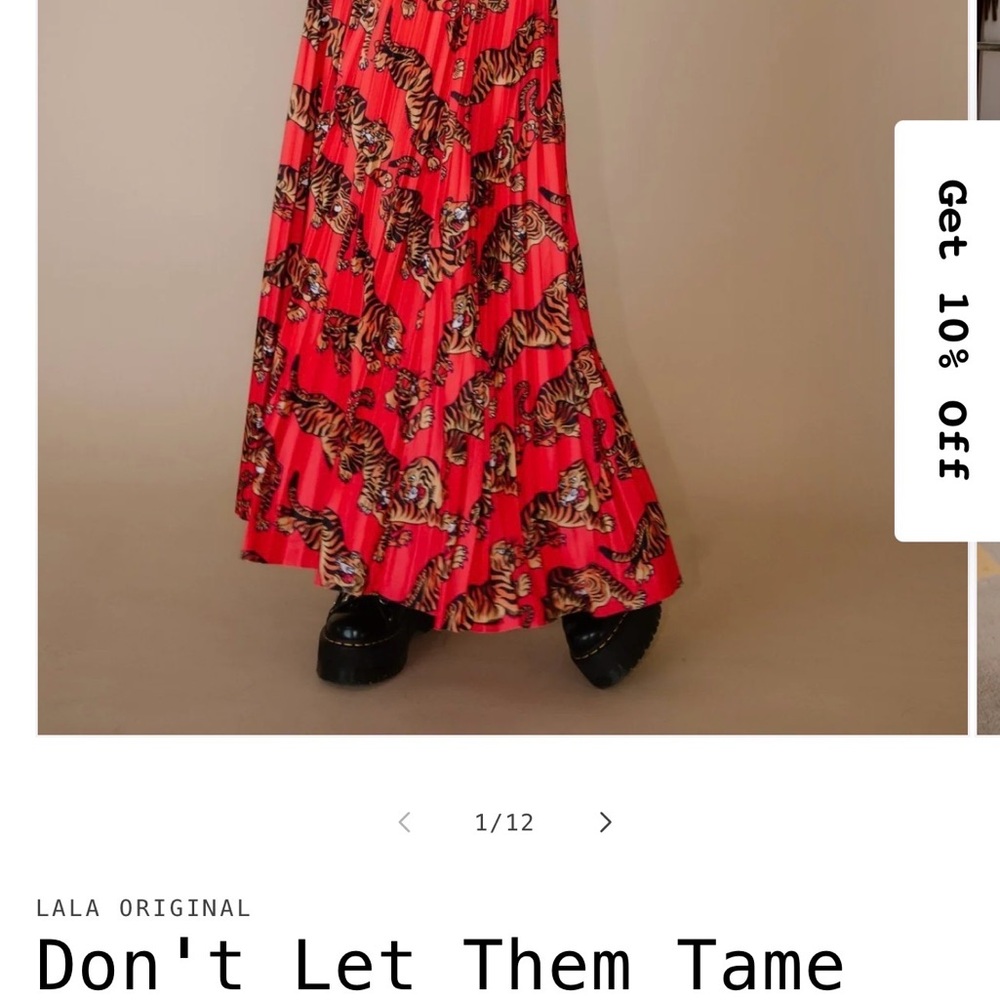 Dressed in LALA Don’t Let Them Tame You Skirt